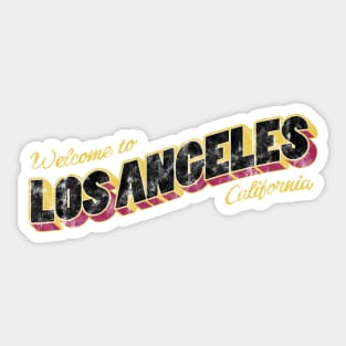 Welcome to Los Angeles Sticker